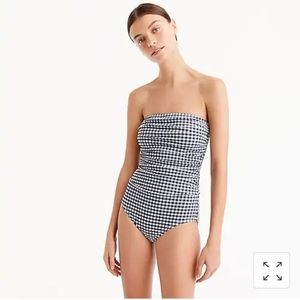 JCrew Gingham one piece